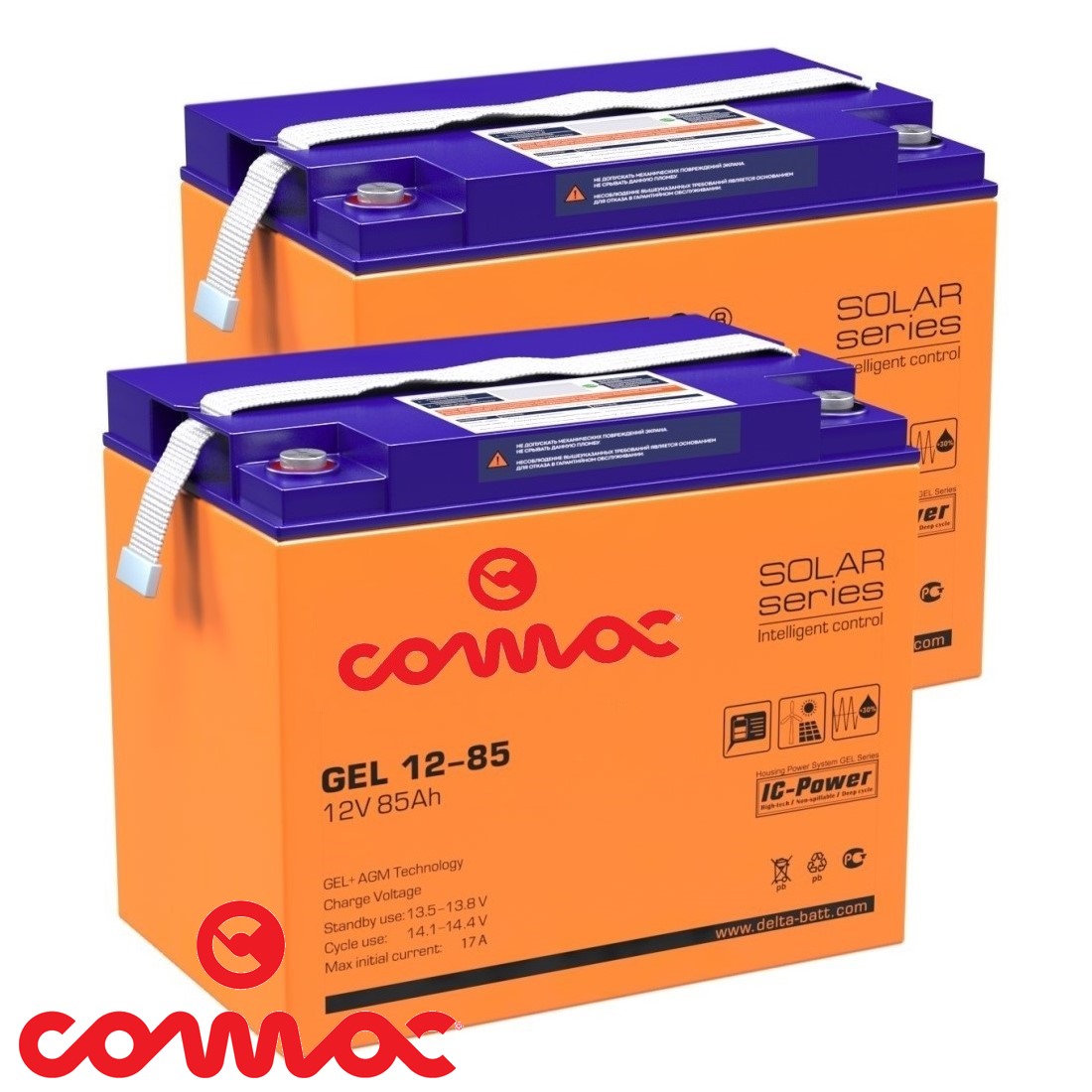 Комплект аккумуляторных батарей Comac (24В/85Ач) 