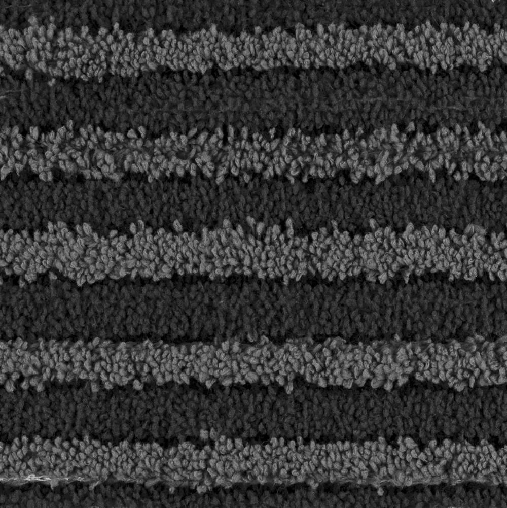 Моп серии SOFT Striat с держателями для рамки UNI SYSTEM, серый с чёрными полосками, 40*13 см, микро (0000E410Z) 