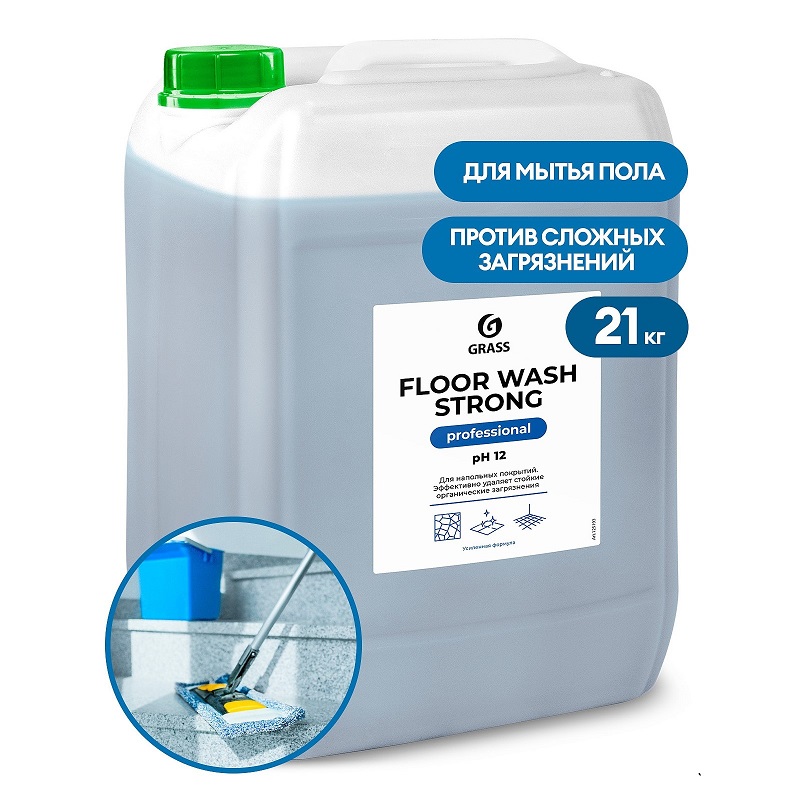 Щелочное средство для мытья пола Grass Floor Wash Strong (21 кг) (125520) 
