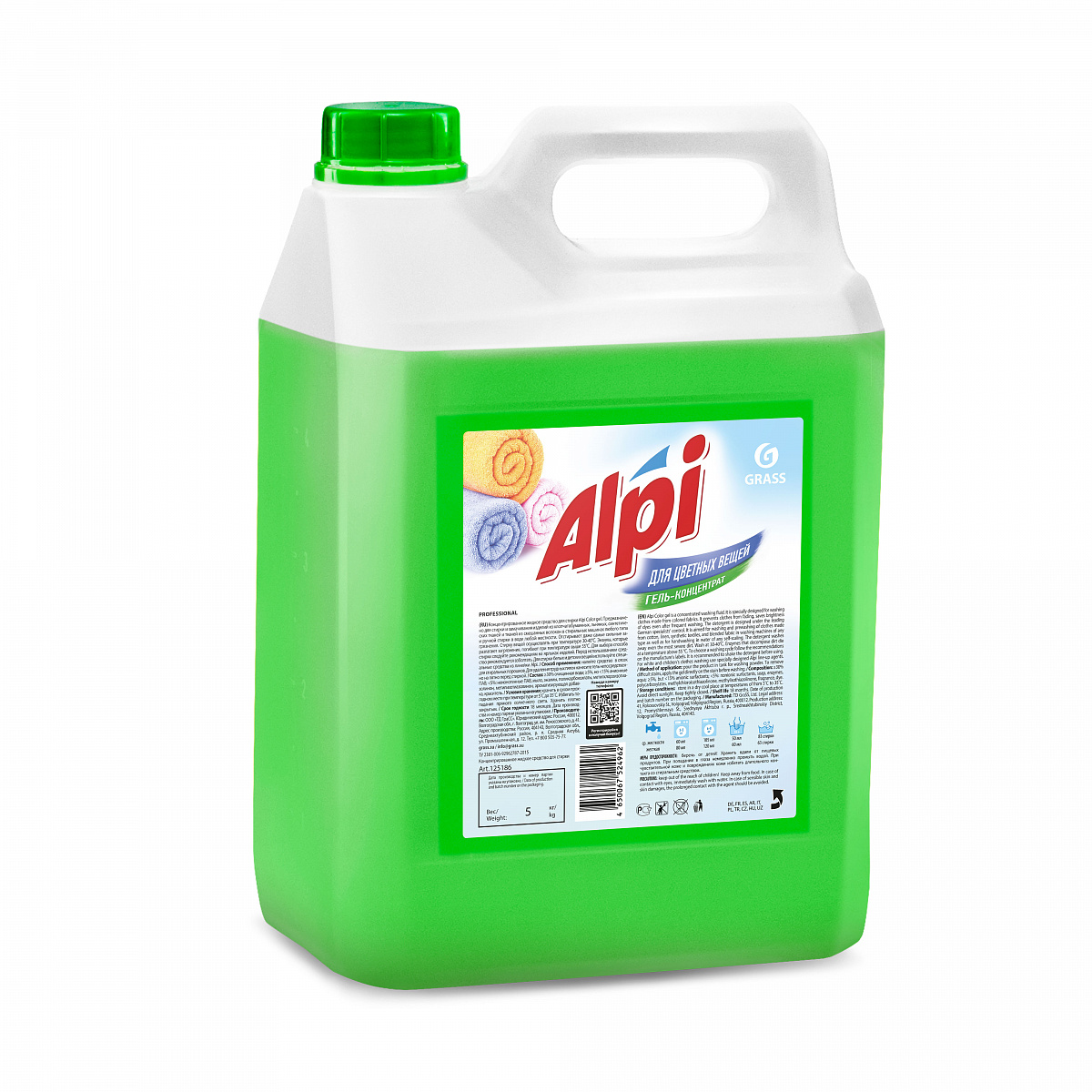Гель-концентрат для цветных вещей Grass Alpi color gel (5 кг) (125186) 