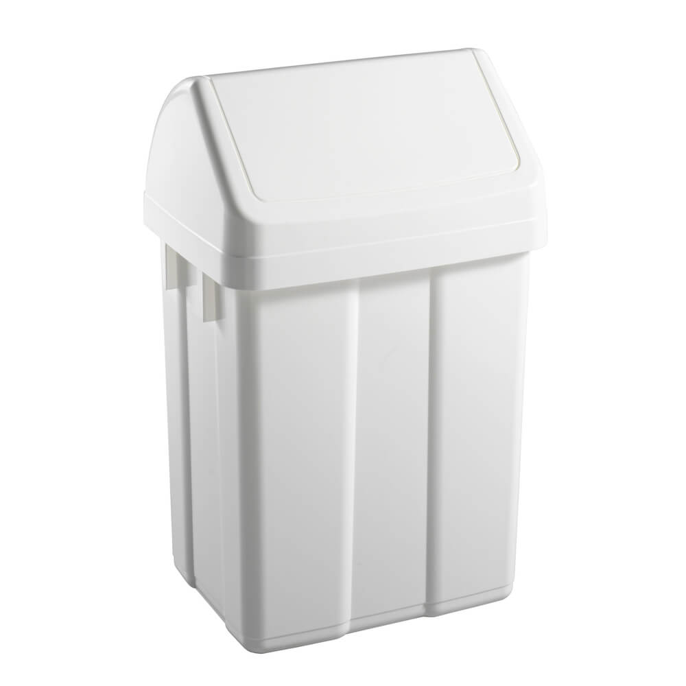 Ведро для мусора TTS MAX, белое (50 л) (00005060) 