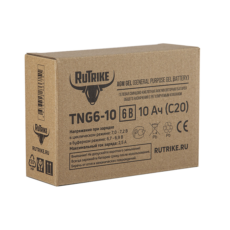 Аккумуляторная батарея RuTrike TNG6-10 