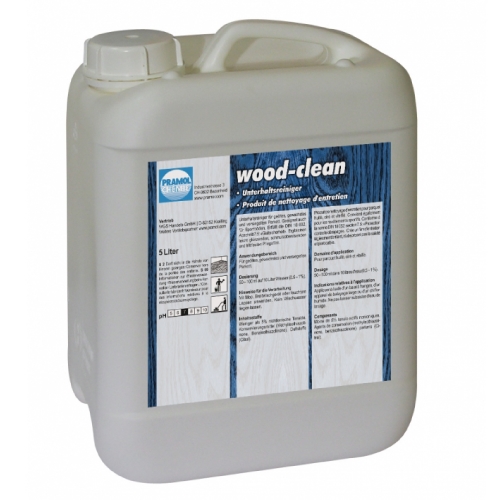 Средство для повседневной чистки лакированного паркета Pramol WOOD-CLEAN (5 л) (5206.301) 