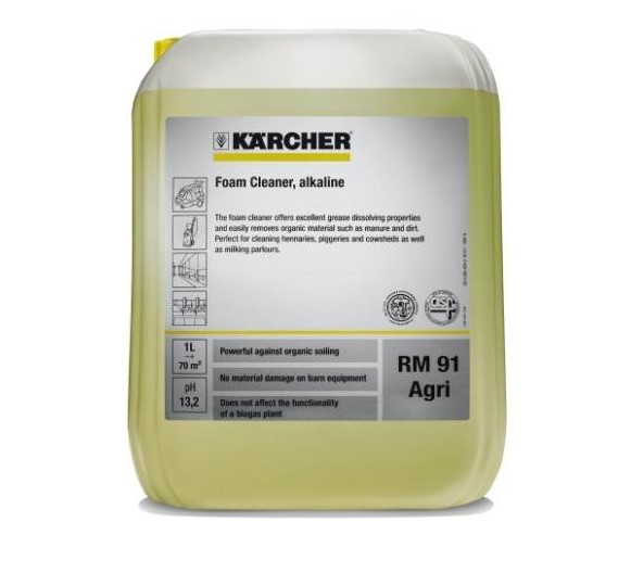 Средство для пенной чистки Karcher Agri RM 91 (10 л) (6.295-654.0) 