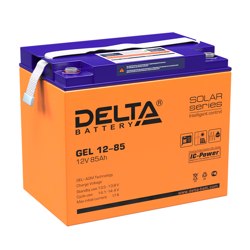 Аккумулятор Delta GEL 12-85 