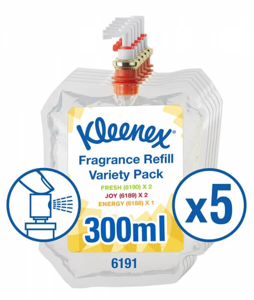 Освежитель воздуха Kleenex набор ароматов 300 мл (5 шт.)