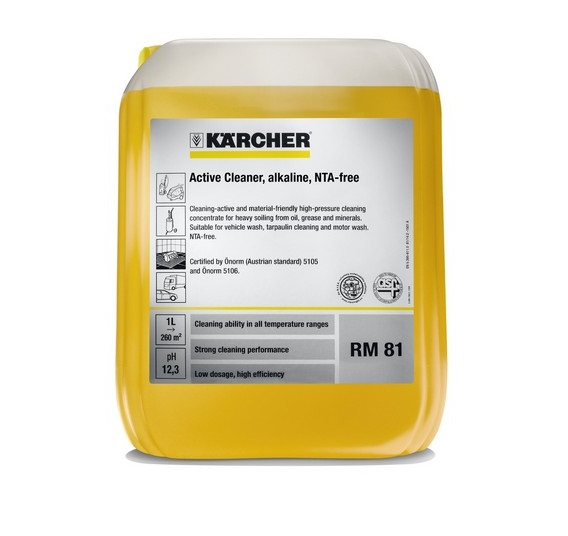 Концентрат щелочного активного чистящего средства Karcher RM 81 (10 л) (6.295-556.0) 