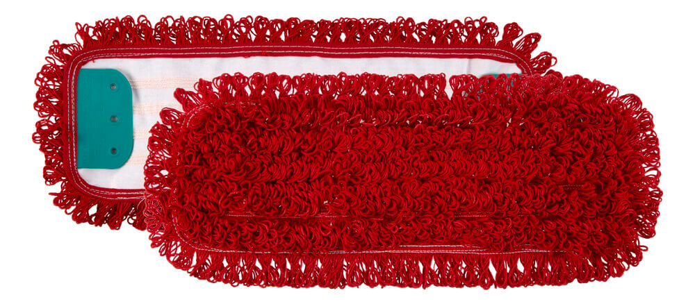 Моп Microriccio с держателями, микрофибра, красный, 40*13 см (0R000694MR) 