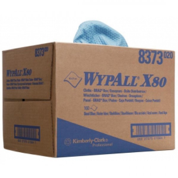 Салфетки WypAll Х80 8373, упаковка BRAG Box - 160 листов
