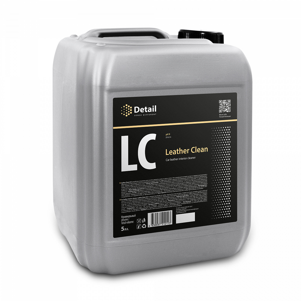 Очиститель кожи Detail LC Leather Clean (5 л) (DT-0174) 