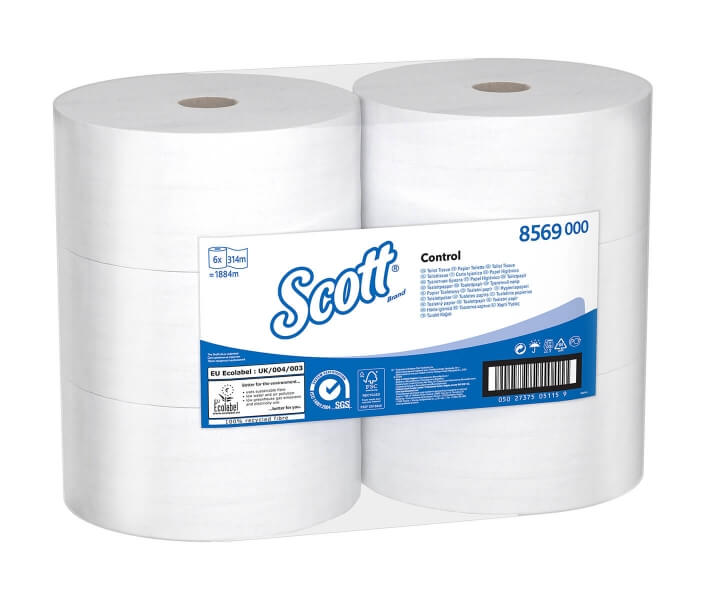 Туалетная бумага Scott Control (6 рул*1280 лист)