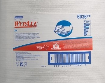 Протирочные салфетки WypAll Х60 - 750 листов