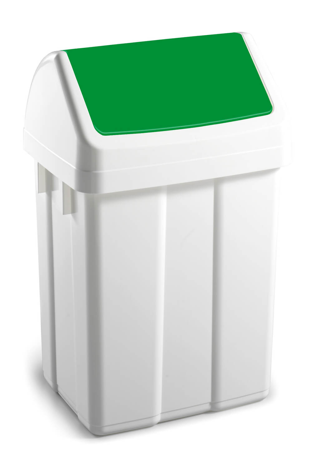 Ведро MAX, пластиковое с качающейся крышкой, цвет зелёный , 25 л (00005202) 