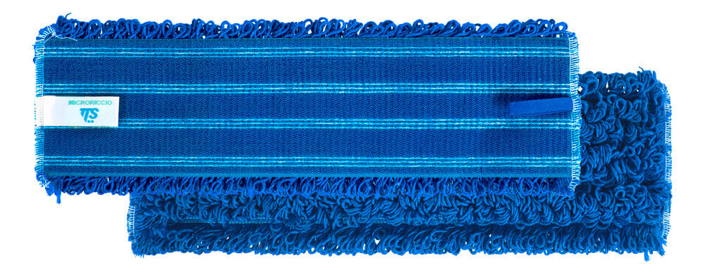 Моп Microriccio с липучками, микрофибра,синий, 40*10,5 см (0BB00745MB) 