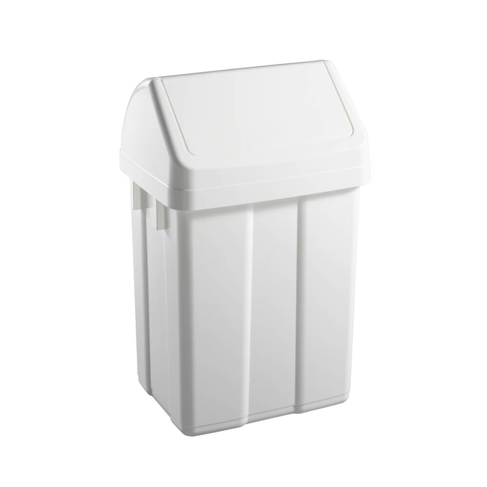 Ведро для мусора TTS MAX, белое (25 л) (00005200) 