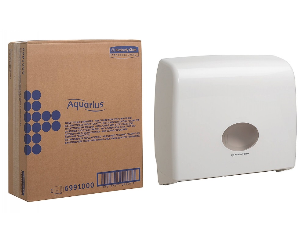 Диспенсер для туалетной бумаги Aquarius 6991 (белый)