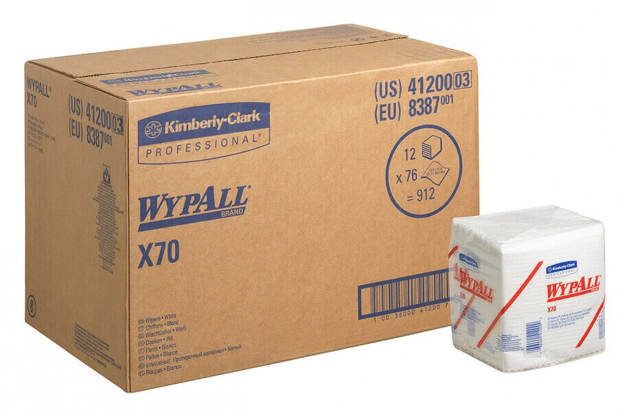 Салфетки Wypall Х70 Q-сложения, 12 упак x 76 листов