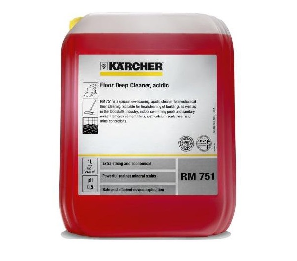 Средство для общей чистки полов Karcher RM 751 (10л) (6.295-129.0) 