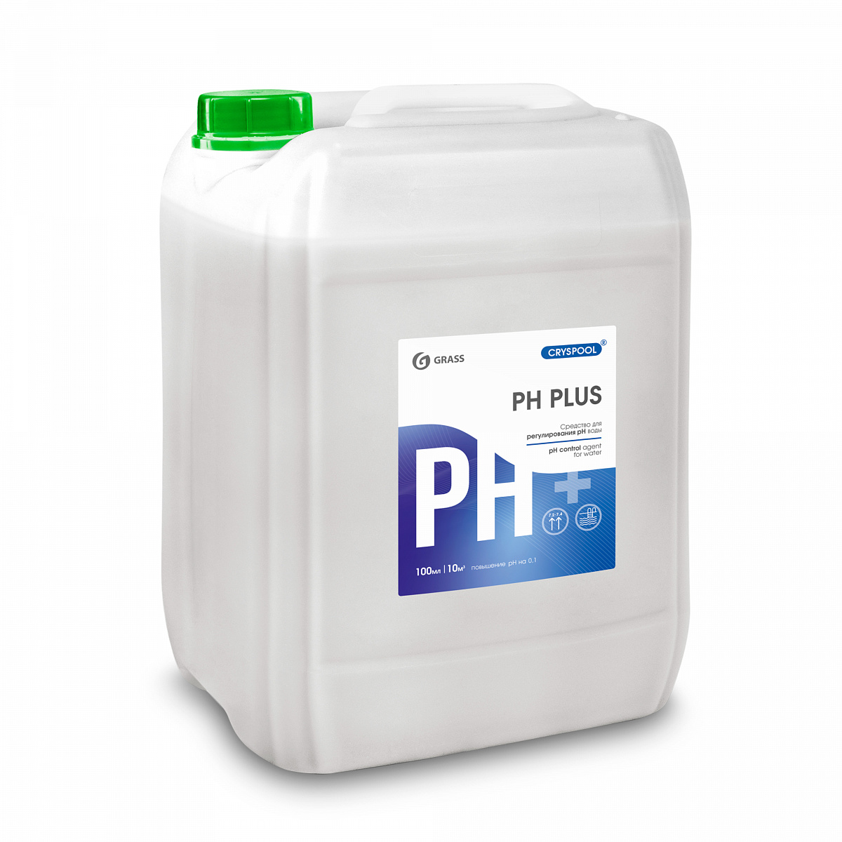 Средство для регулирования pH воды Grass CRYSPOOL рН plus (23 кг) (150002) 