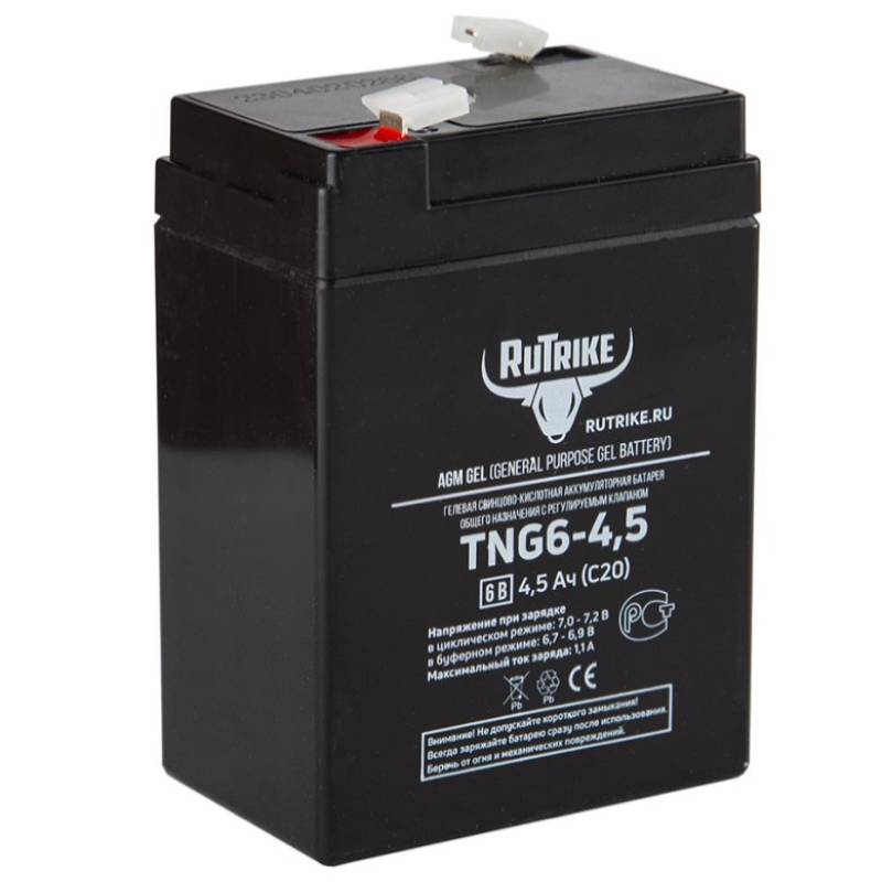 Аккумуляторная батарея RuTrike TNG 6-4,5 