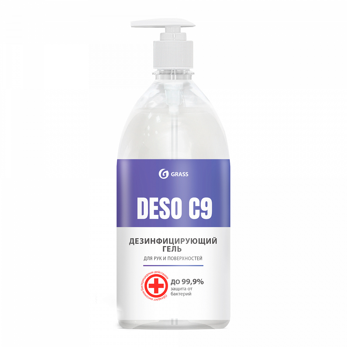 Дезинфицирующее средство на основе изопропилового спирта Grass DESO C9 гель (1000 мл) (550073) 